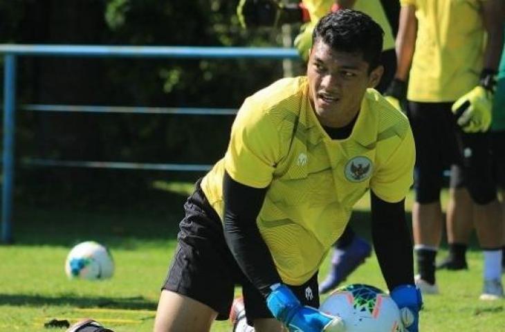 Kiper Timnas Indonesia U-19, Mohammad Adi Satryo. (Dok. PSSI)