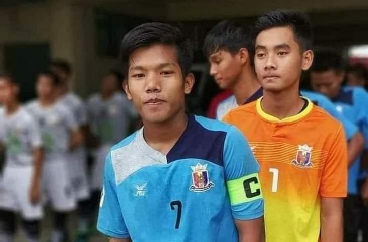 Wonderkid Timnas Myanmar, Chit Bo Nyein, yang tewas tertembak junta militer. (Tvi24).