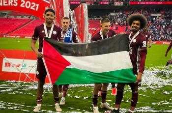 Striker Israel Edit Bendera Palestina yang Dikibarkan Pemain Leicester City