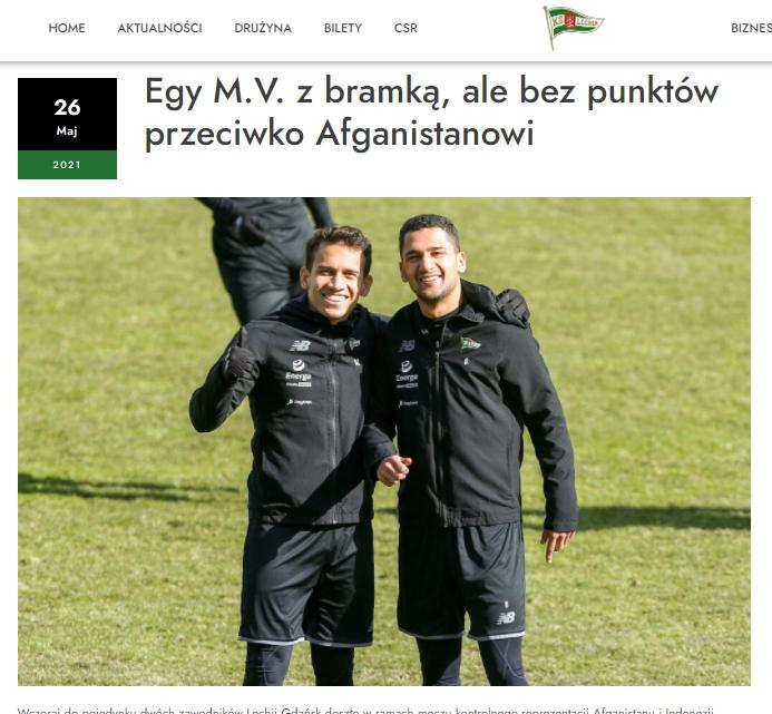 Lechia Gdansk soroti gol Egy Maulana Vikri. (Lechia.pl)