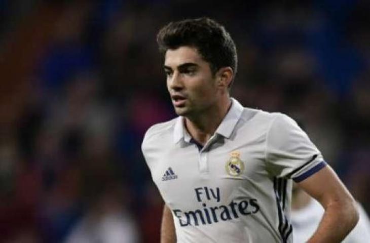 Pemain muda Real Madrid Enzo Zidane melakoni debutnya bersama tim senior di Piala Raja [AFP]