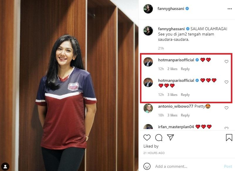 Tampilan Fanny Ghassani saat memandu Euro 2020 mendapatkan sorotan Hotman Paris. (Instagram/fannyghassani)