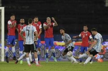 Hasil Copa America: Messi Bikin Gol Indah, Argentina Imbang Kontra Chile