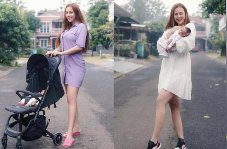 Mantan istri Alfath Fathier, Ratu Rizky Nabila, memamerkan potret terbarunya. Turun 20 Kg. (Instagram/@raturn)