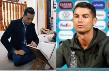 Viral 'Cristiano Ronaldo' Baca Al-Quran di Masjid Birmingham, Ini Faktanya