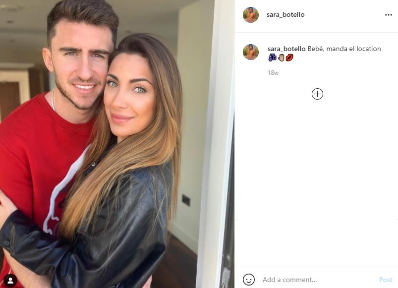 Sara Botello, kekasih Aymeric Laporte. (Instagram/sara_botello)