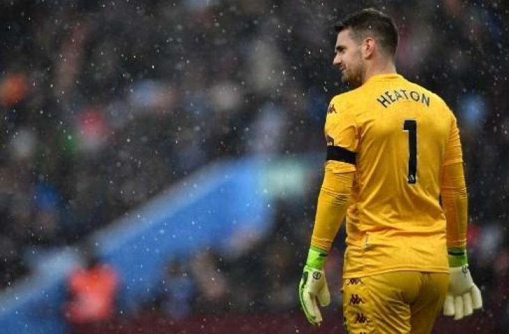 Tom Heaton ketika berseragam Aston Villa. (Paul Ellis/AFP)