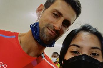 Gregoria Mariska Pamer Foto Selfie Bareng Novak Djokovic, Begini Ceritanya