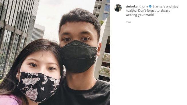 Pacar Anthony Ginting, Mitzi Abigail. (Instagram/mitziabigail)