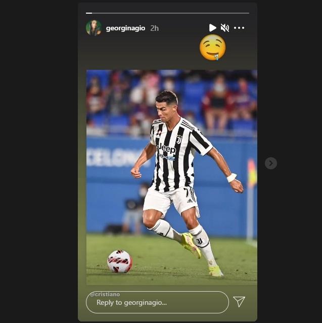 Georgina Rodriguez ngiler unggah foto Ronaldo. (Instagram/georginagio)