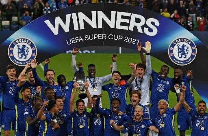 Chelsea juara Piala Super Eropa 2021. (PAUL ELLIS / AFP)