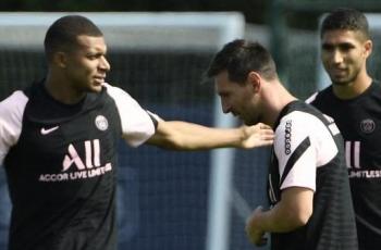 Intip Momen Duet Maut Kylian Mbappe dan Lionel Messi di Sesi Latihan PSG