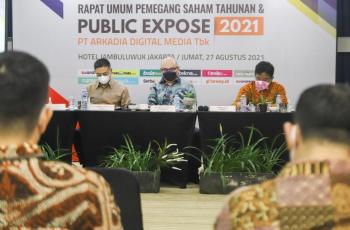 PT Arkadia Digital Media Gelar RUPS dan Pubex 2021, Ungkap Inisiatif Baru