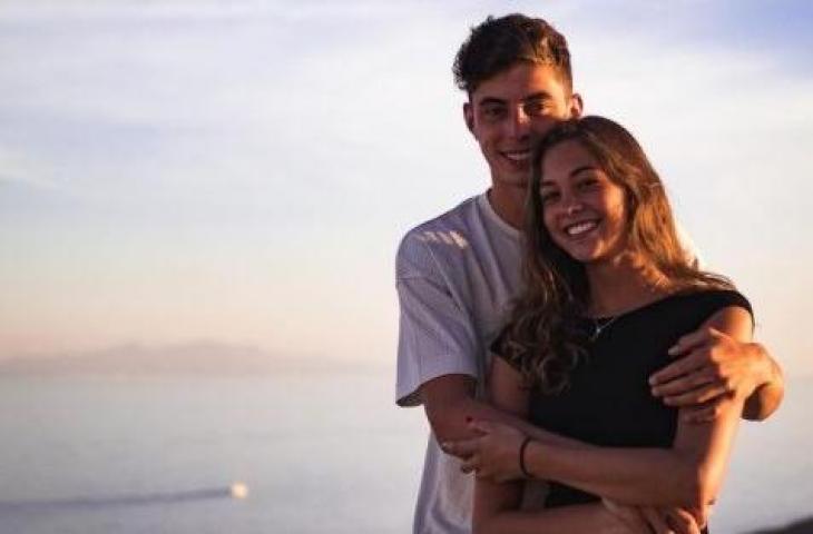 Kai Havertz bersama sang kekasih, Sophia Weber. (Instagram/@kaihavertz29)