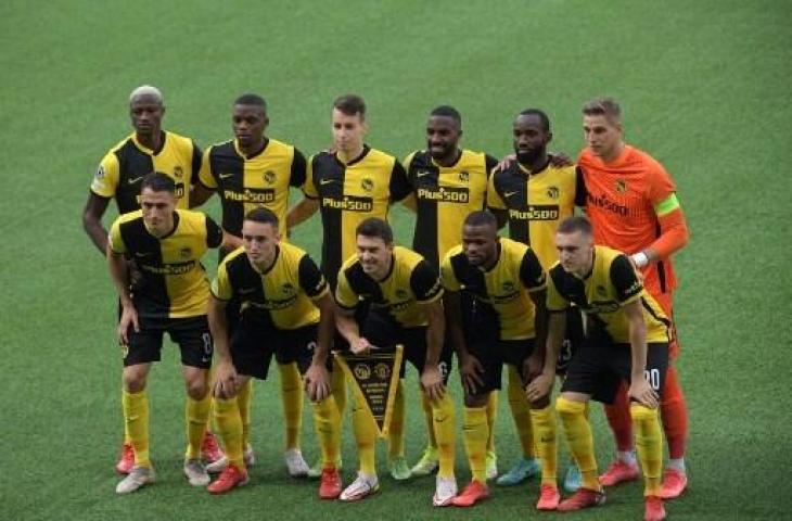 Starting XI Young Boys ketika mengalahkan Manchester United, Selasa (14/9/2021). (Sebastien Bozon/AFP)