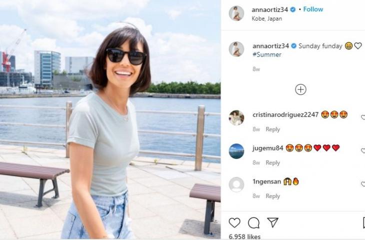 Anna Ortiz, istri legenda Barcelona Andres Iniesta. (Instagram)