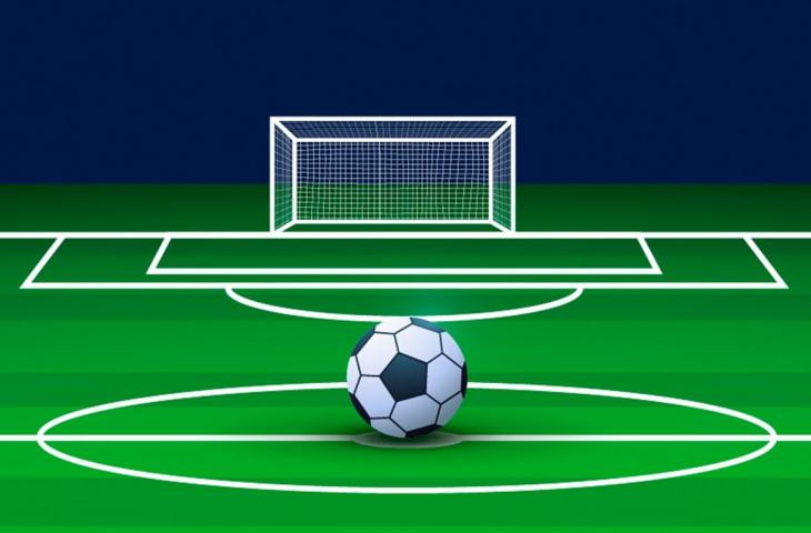 Ukuran panjang dan lebar lapangan sepak bola. (www.mxkc.sbs/Rochmat)