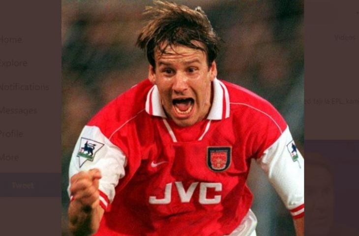 Legenda Arsenal, Paul Merson. (Twitter/@Spotstz)