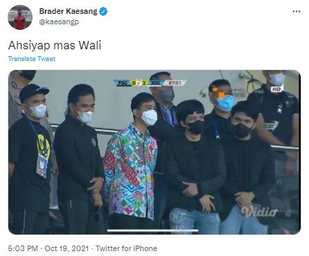 Kaesang komentari kebersamaan Gibran dan Atta Halilintar . (Twitter/kaesangp)