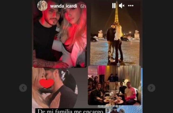 Postingan Wanda Nara. (Instagram/@wandanara)