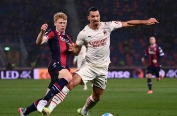 Hasil Liga Italia Semalam: Ibrahimovic Bikin Gol, AC Milan Lumat Bologna