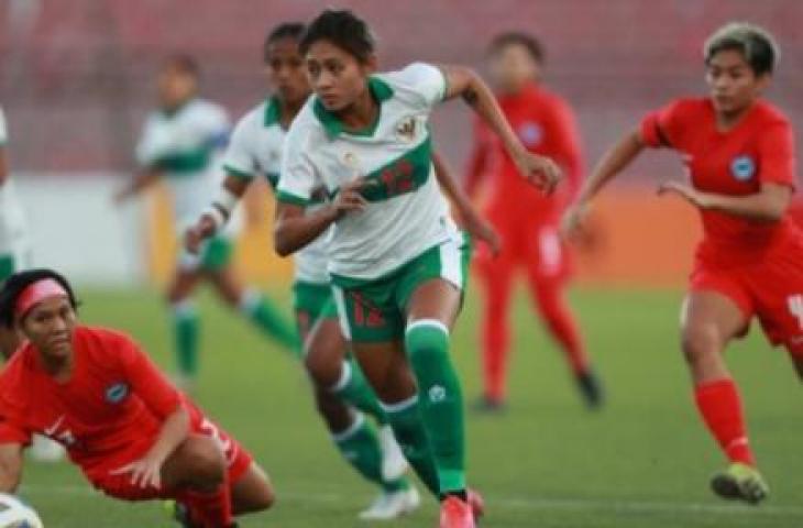 Pemain Timnas Putri Indonesia, Zahra Muzdalifah (dok. the-afc.com)