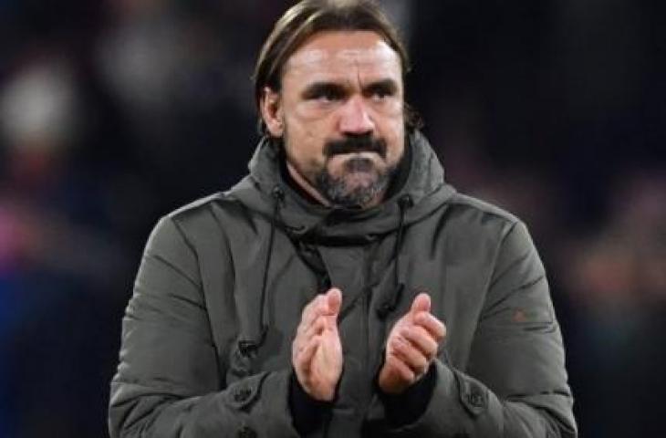 Pelatih Norwich City, Daniel Farke. (AFP/BEN STANSALL)