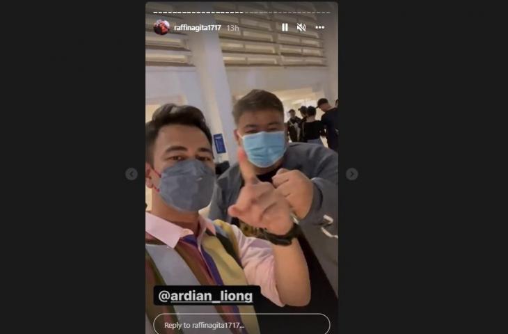 Raffi Ahmad dan Ardian Liong. (Instagram/@raffinagita1717)