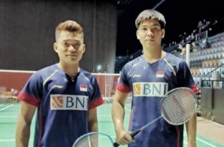 Ganda putra Leo Rolly Carnando/Daniel Marthin lolos ke babak kedua Swiss Open 2021 Rabu malam waktu setempat. (ANTARA/Dok-PP PBSI/am)