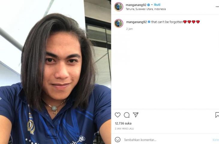 Aprilio Manganang. (Instagram/@manganang92)