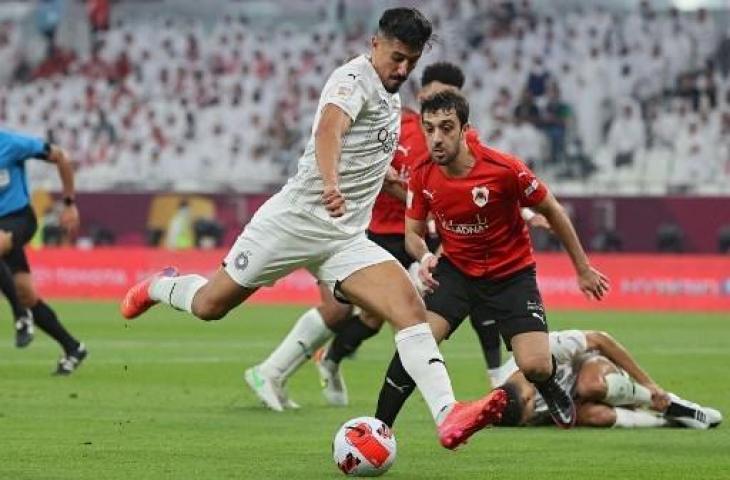 Striker Al Sadd, Baghdad Bounedjah. (KARIM JAAFAR / AFP)