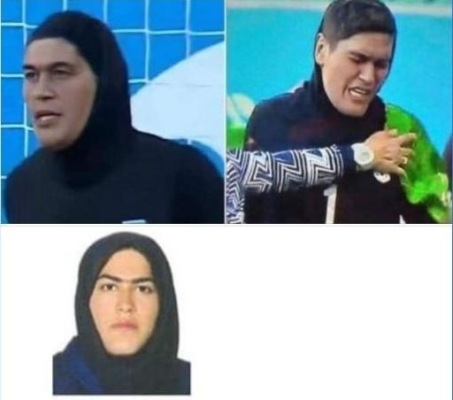 Kiper Timnas wanita Iran dituduh pria. (Facebook/Soleman Nabeul)