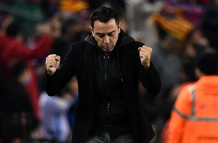 Pelatih Barcelona, Xavi Hernadez. (AFP/Josep Lago)