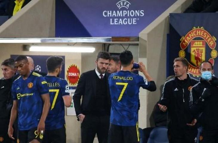 Pelatih sementara Manchester United, Michael Carrick. (Jose Jordan/AFP)