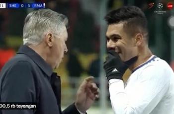 Momen Casemiro Tanya Carlo Ancelotti untuk Dikartu Kuning Secara Sengaja