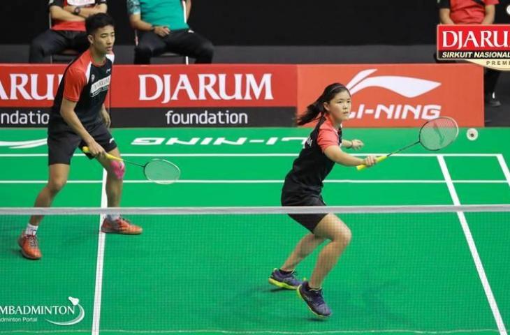 Ganda campuran asal klub bulu tangkis PB Djarum Dejan Ferdinansyah/Serena Kani. (Dok. PB Djarum)