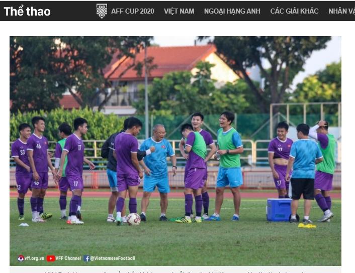 Timnas Vietnam jalani latihan santai sebelum lawan Indonesia. (dok.Soha.vn)