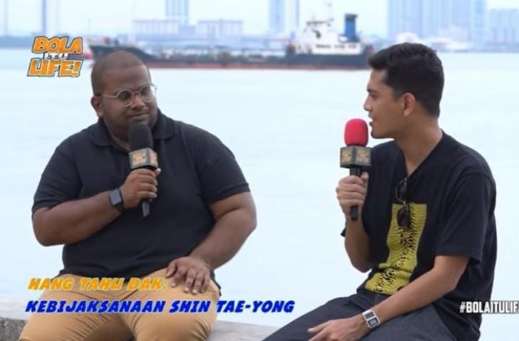 Media Malaysia yang sebut Shin Tae-yong sebagai Mourinho Asia. (YouTube/Astro Arena)