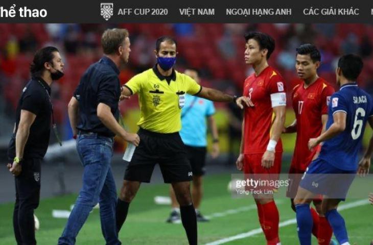 Momen Kapten Timnas Vietnam, Nguyen Ngoc Hai, nyaris duel lawan Mano Polking. (Soha)