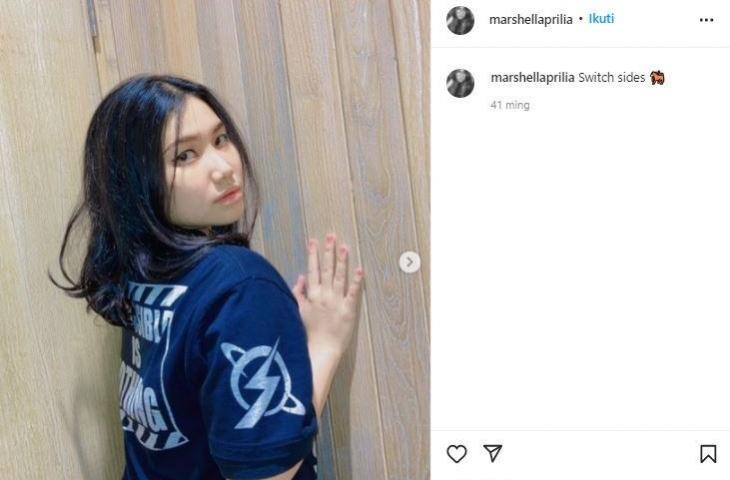 Kekasih Pratama Arhan, Marshella Aprilia. (Instagram/@marshellaprilia)