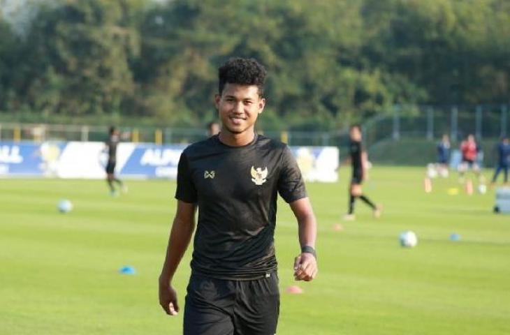 Bagas Kaffa ketika mengikuti pemusatan latihan Timnas Indonesia U-19 di Kroasia. (Dok. PSSI)