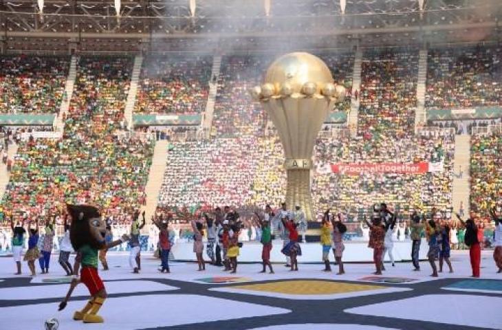 Pembukaan Piala Afrika 2021. (KENZO TRIBOUILLARD / AFP)