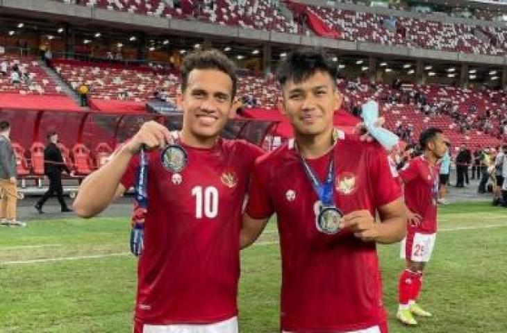 Pemain Timnas Indonesia, Egy Maulana Vikri dan Witan Sulaeman. (Instagram/@egymaulanvikri)