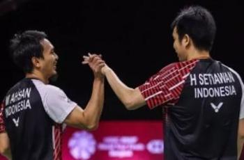 The Daddies Lawan Tuan Rumah di Final India Open 2022, Ahsan: Bismillah