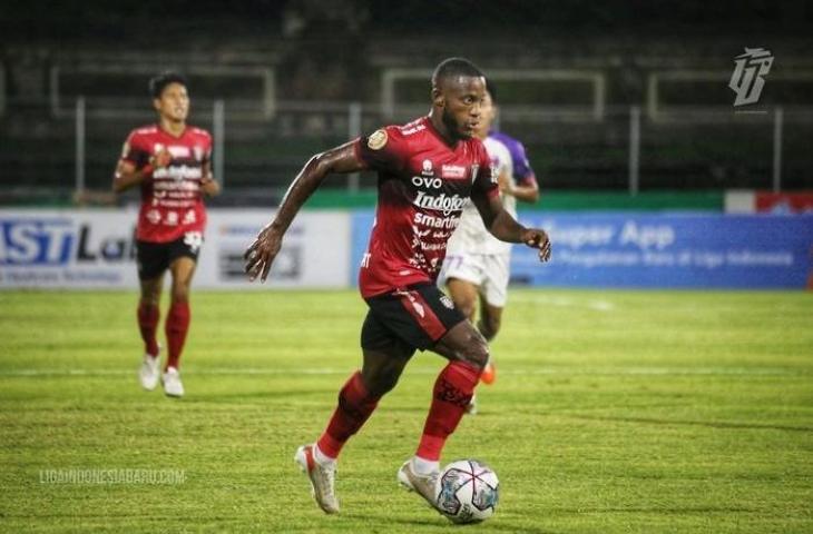 Penyerang asing Bali United, Privat Mbarga. (Dok. LIB)