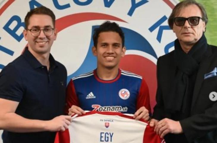 Egy Maulana Vikri perpanjang kontrak dengan Klub Slovakia FK Senica, FK Senica. (Instgram/fk_senica)