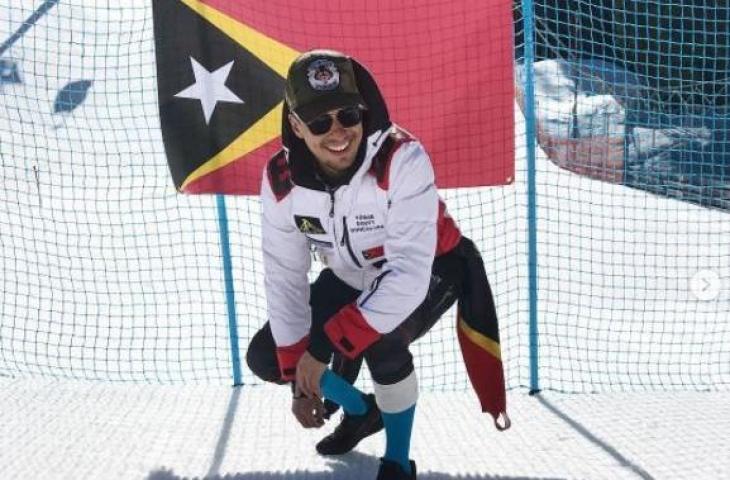 Yohan Goutt Goncalves, atlet Timor Leste yang ikut Olimpiade Musim Dingin 2022. (Instagram/yohangoutt)