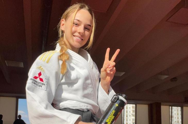 Daria Bilodid, judoka cantik penuh prestasi asal Ukraina. (Instagram/@dariabilodid7)