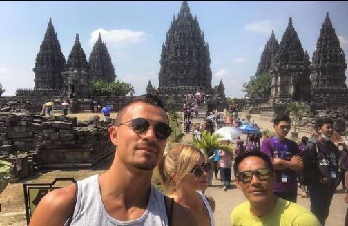 Emil Audero Mulyadi bersama kekasihnya, Federica. (Instagtam/faithimanstar)