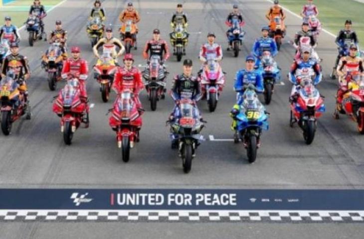 Ilustrasi - starting grid pebalap MotoGP. Pihak penyelenggara, Dornas Sports mengkonfirmasi terkait pembatalan MotoGP Argentina 2024. (Instagram/@motogp)